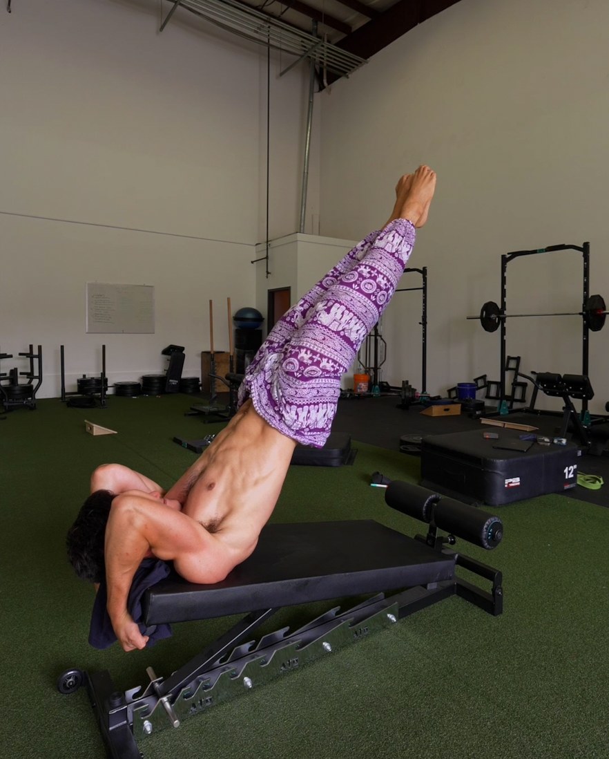 Mitchell Saron training